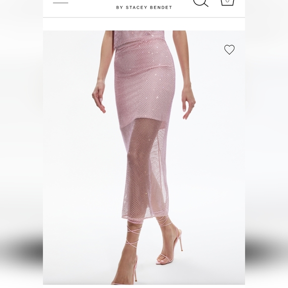 Alice + Olivia Dresses & Skirts - Alice and Olivia crystal embellished midi skirt